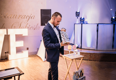 Pokaz iluzji na weselu